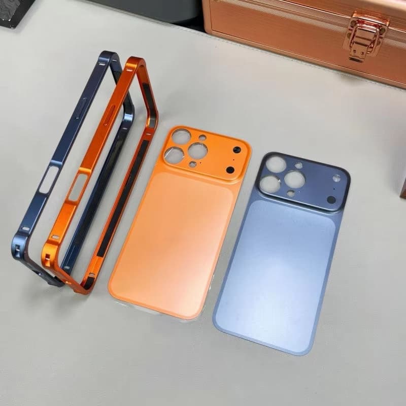 Matte Metal Backplate Phone Case for iPhone